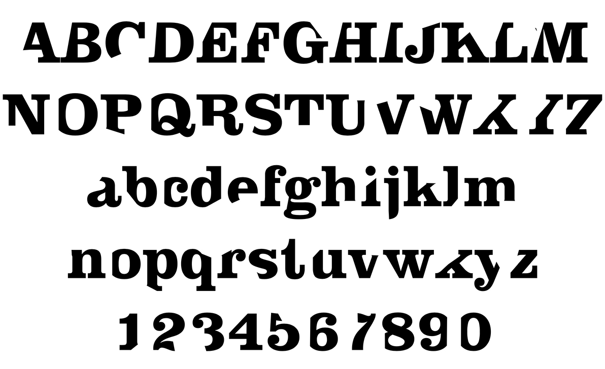 BRADFORD COX — FONTS